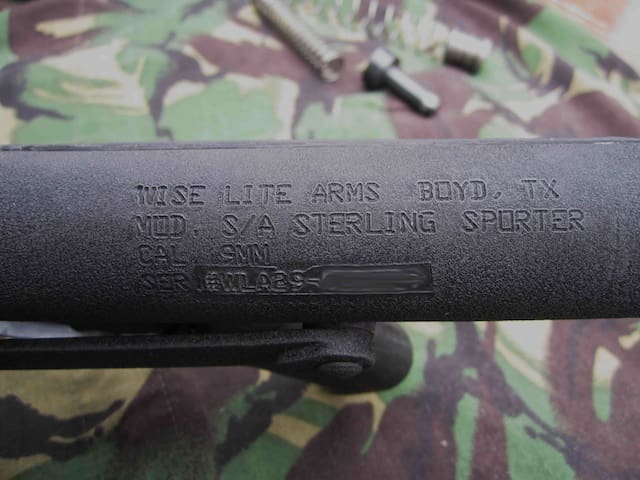 Century Arms International (Wise Lite Arms) Sterling Sporter Receiver manufacturer's data (courtesy Joe Grine for The Truth About Guns)