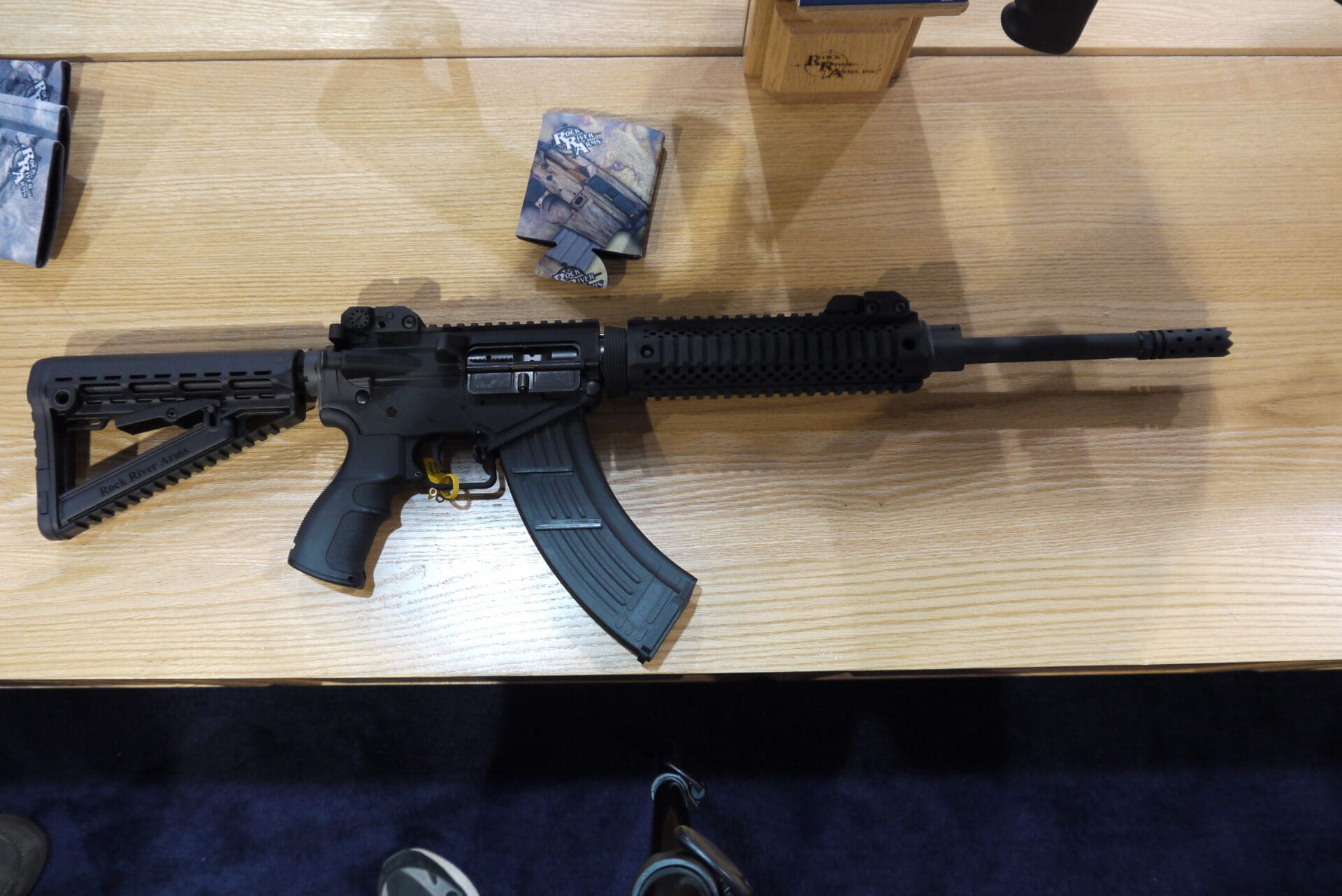 An AR that shoots 7.62mm x 39 from regular AK mags and I would think also.....