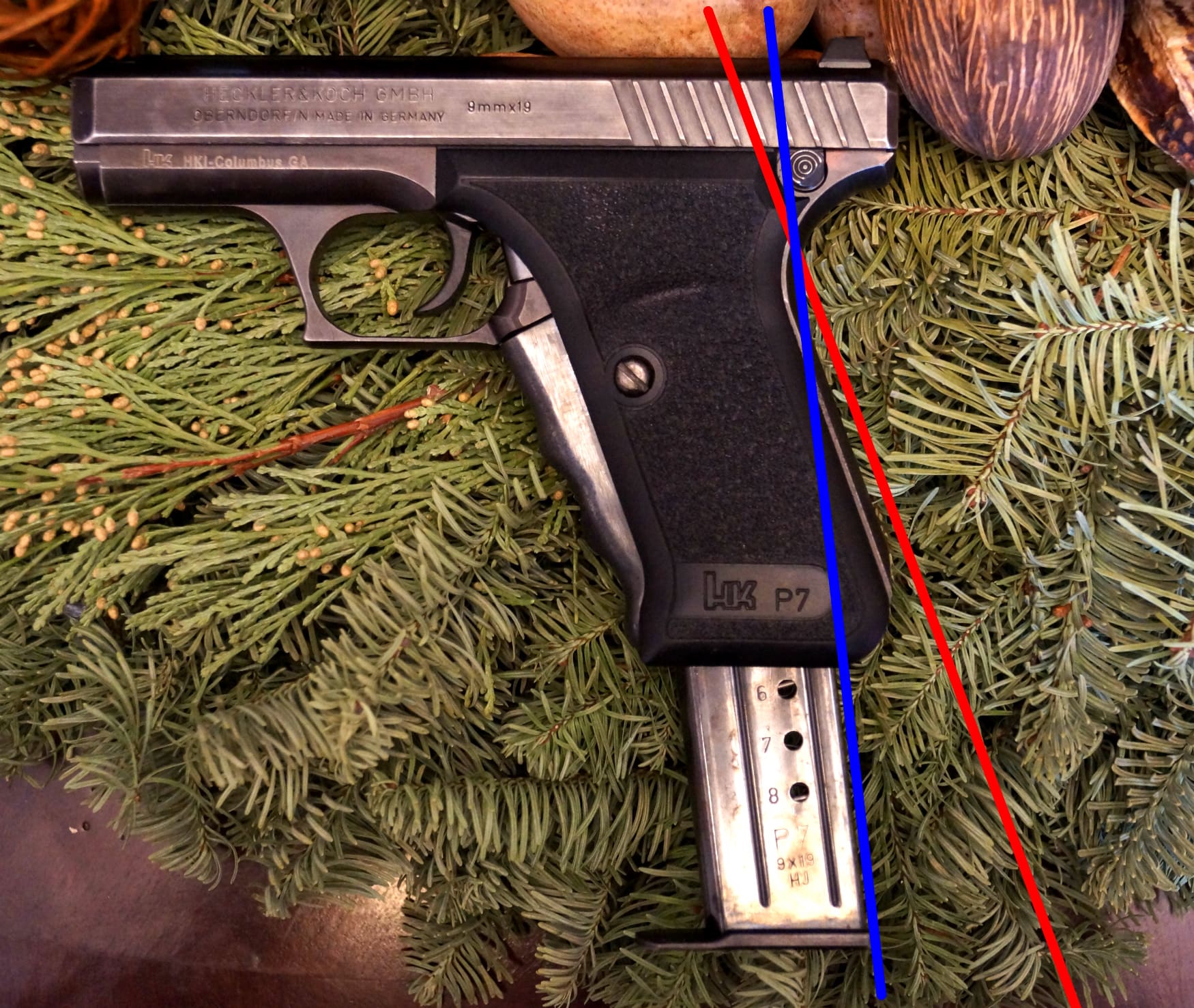 Heckler & Koch HK P7 9mm pistol