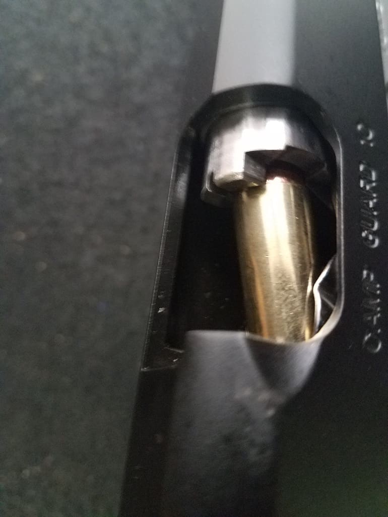 Kimber Camp Guard malfunction (photo courtesy of JWT for thetruthaboutguns.com)
