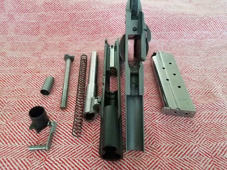 Kimber Camp Guard stripped (image courtesy of JWT for thetruthaboutguns.com)