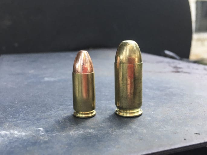 caliber wars 9mm 45 apc