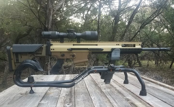 FN SCAR 20S in rest (image courtesy JWT for thetruthaboutguns.com) Gun Review: FN SCAR 20S Precision Rifle