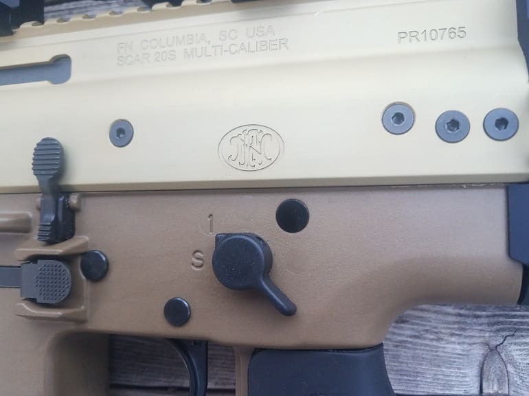 FN SCAR 20S ambi controls (image courtesy JWT for thetruthaboutguns.com) Gun Review: FN SCAR 20S Precision Rifle
