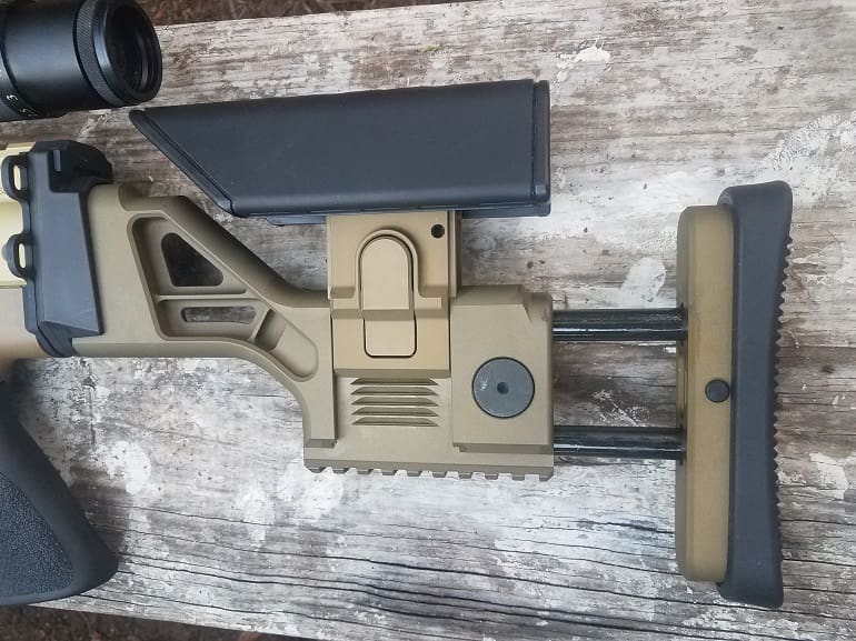 FN SCAR 20S stock (image courtesy JWT for thetruthaboutguns.com) Gun Review: FN SCAR 20S Precision Rifle