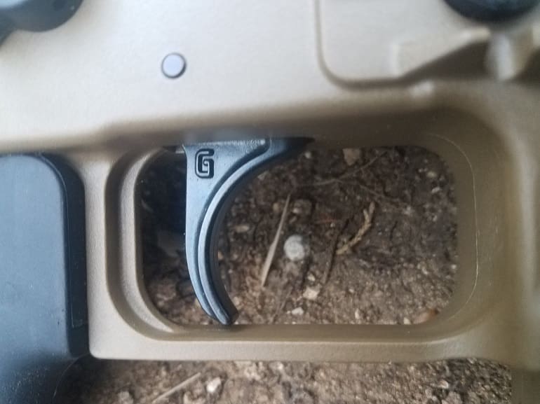 FN SCAR 20S trigger (image courtesy JWT for thetruthaboutguns.com) Gun Review: FN SCAR 20S Precision Rifle