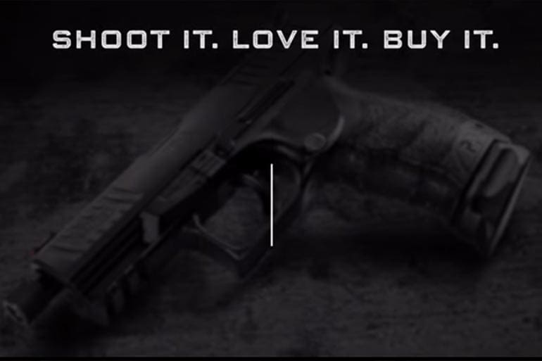 Walther promotion shoot it love it buy it