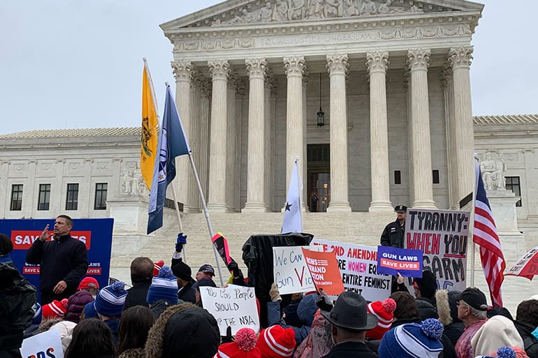 supreme court scotus second amendment protest demonstration