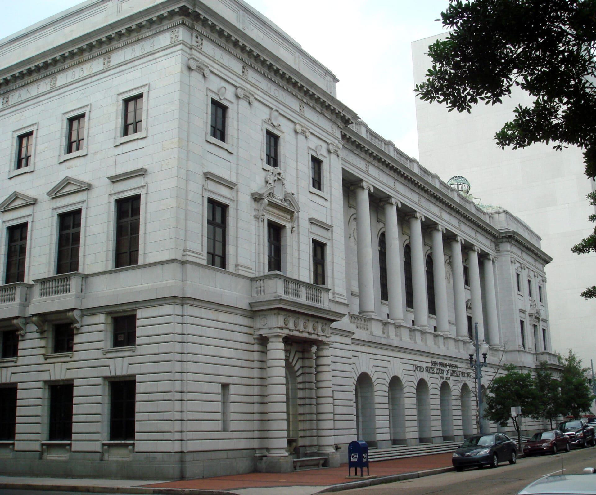 U.S. Fifth Circuit Court of Appeals building in New Orleans