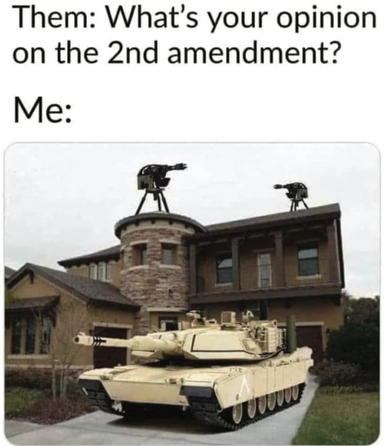 Gun Meme of the Day: Grades of 2nd Amendment Edition