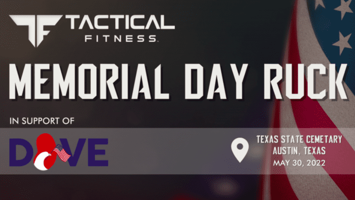 Support DOVE Transplants for Vets at the Memorial Day Ruck This Monday in Austin, TX
