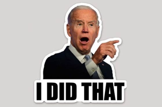We Need to Put a Big ‘I Did That’ Biden Sticker On Every Gun Sales Report