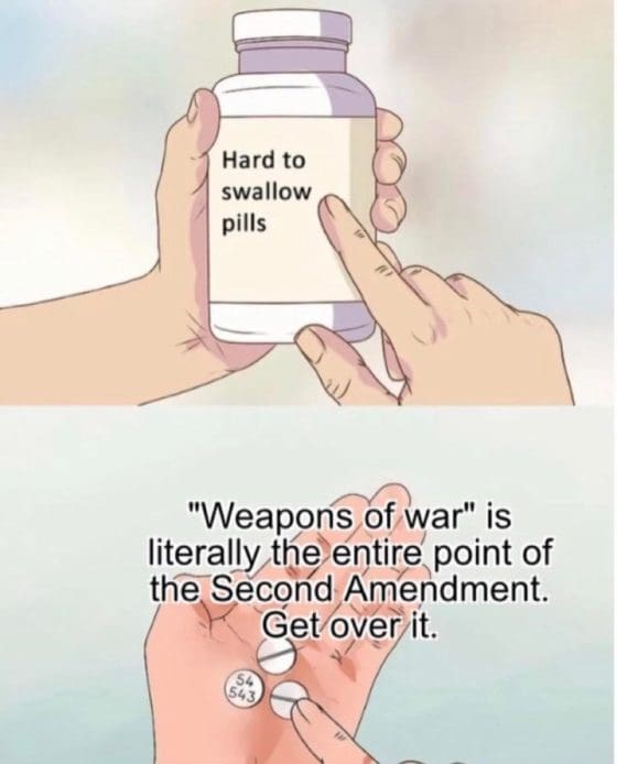 Gun Meme of the Day: Weapons of War Is The Point Edition