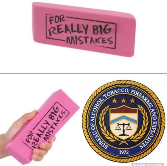 Gun Meme of the Day: Magic Eraser Edition