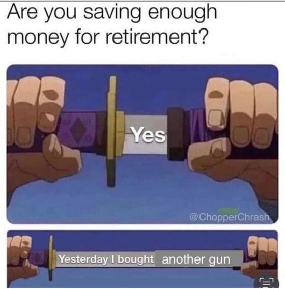 Gun Meme of the Day: Saving Up Edition