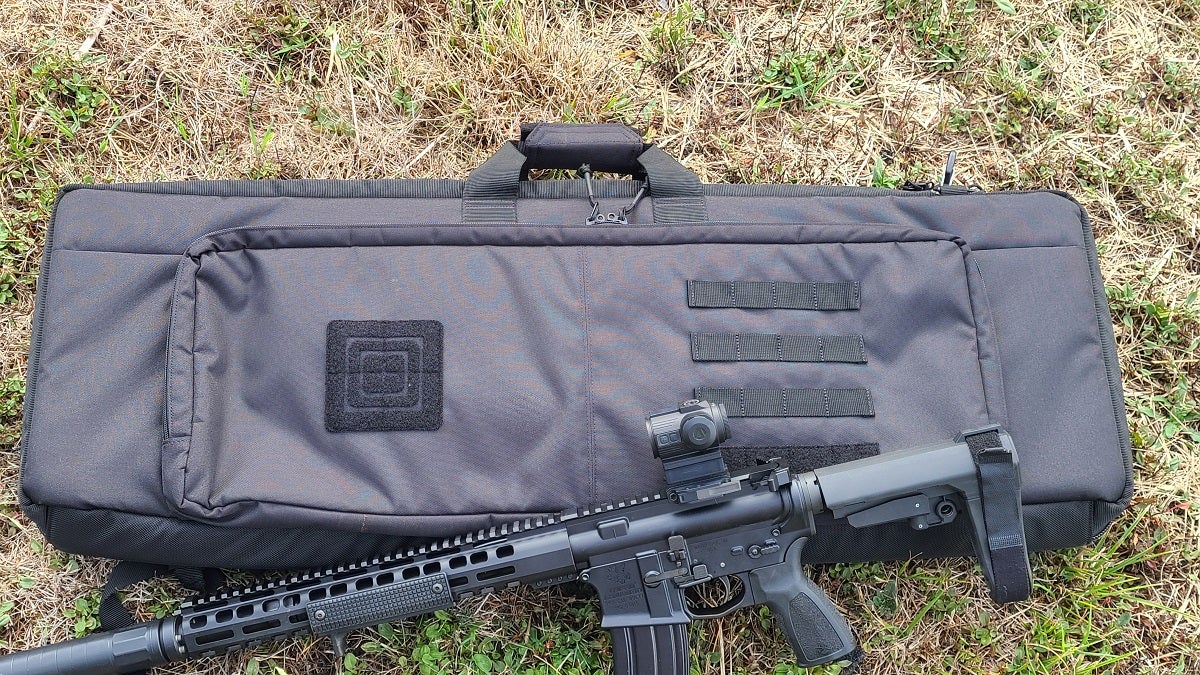 5.11 double rifle case versus Savior Equipment Camo Urban Warfare double rifle case