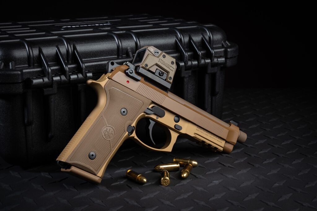 Steiner MPS enclosed red dot on a Beretta 9mm