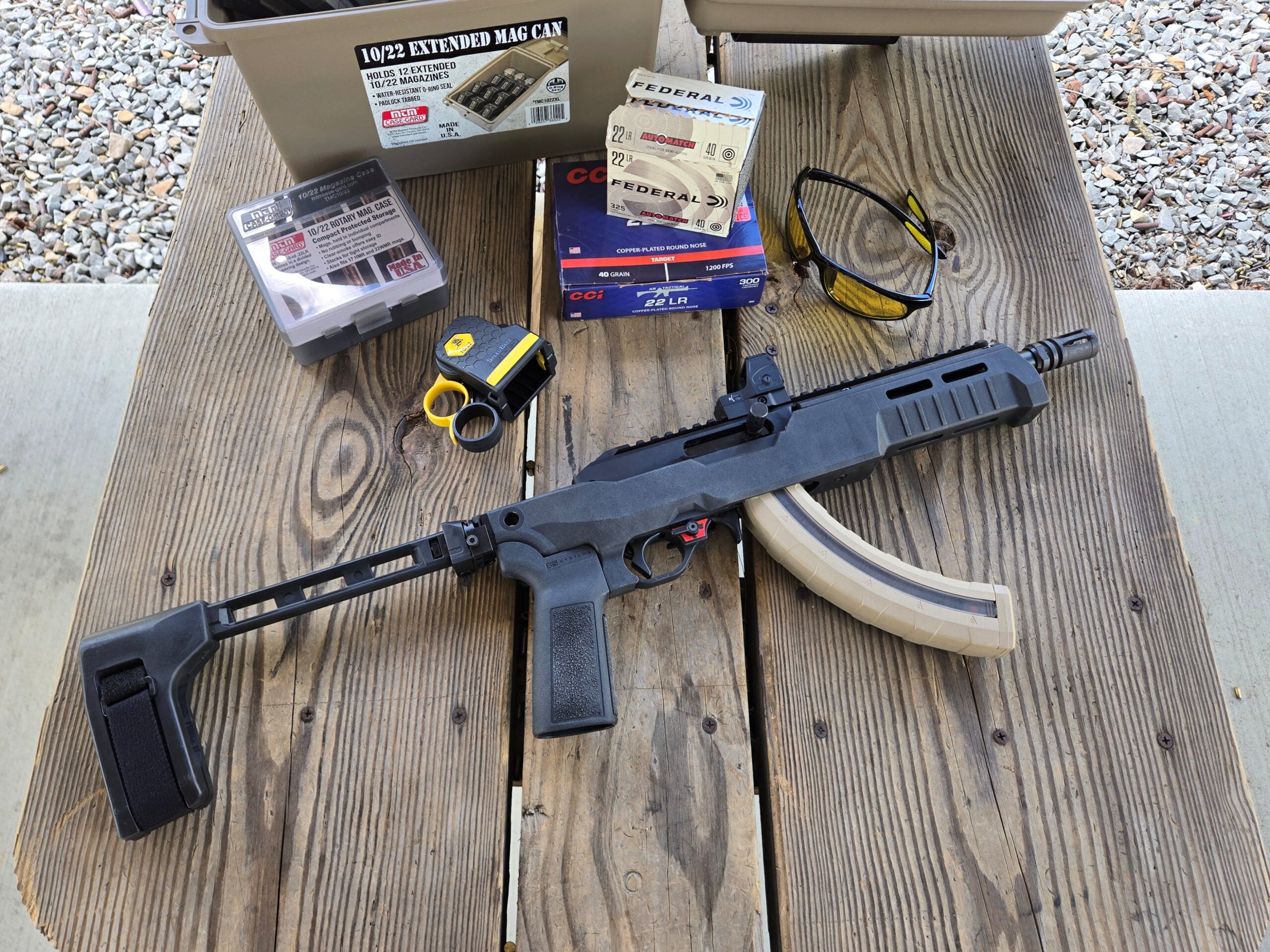 Franklin Armory F22 Pistol — 8-inch threaded barrel, BFSIII binary trigger, SB Tactical brace (review)