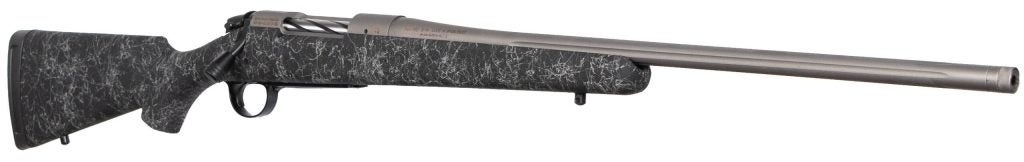The Bergara Hunter .308 with its 18-inch stainless threaded barrel