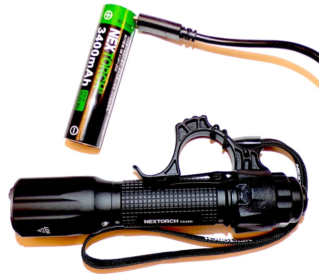 Nextorch TA30D flashlight shown during hands-on review