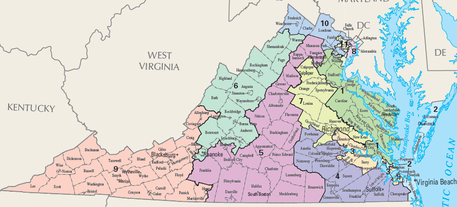 Virginia congressional map debate and Second Amendment concerns