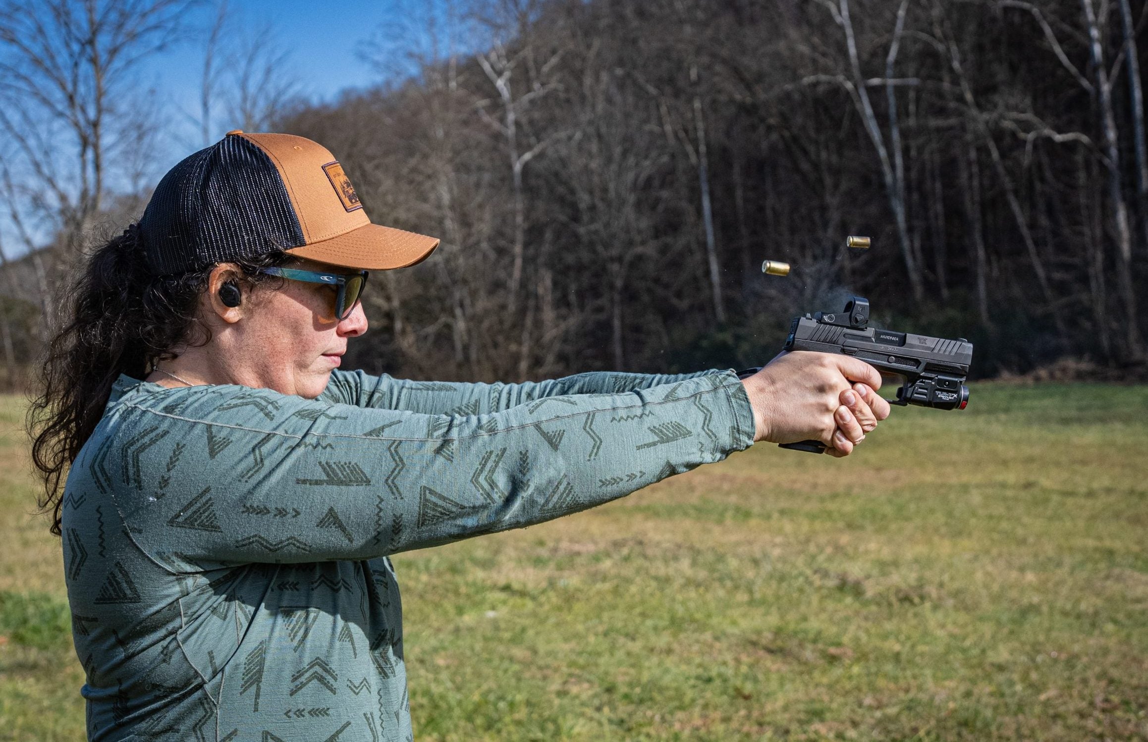 top concealed carry pistols recommended for women including Masada Slim and Walther PDP-F