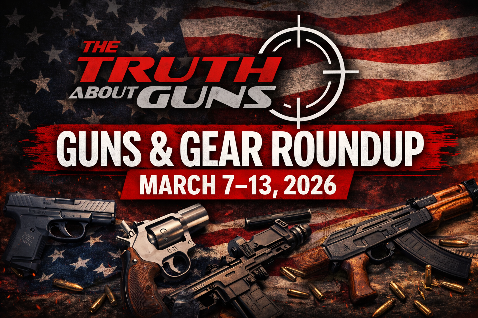 TTAG Guns and Gear Roundup March 7–13 2026 featuring firearm and gear reviews