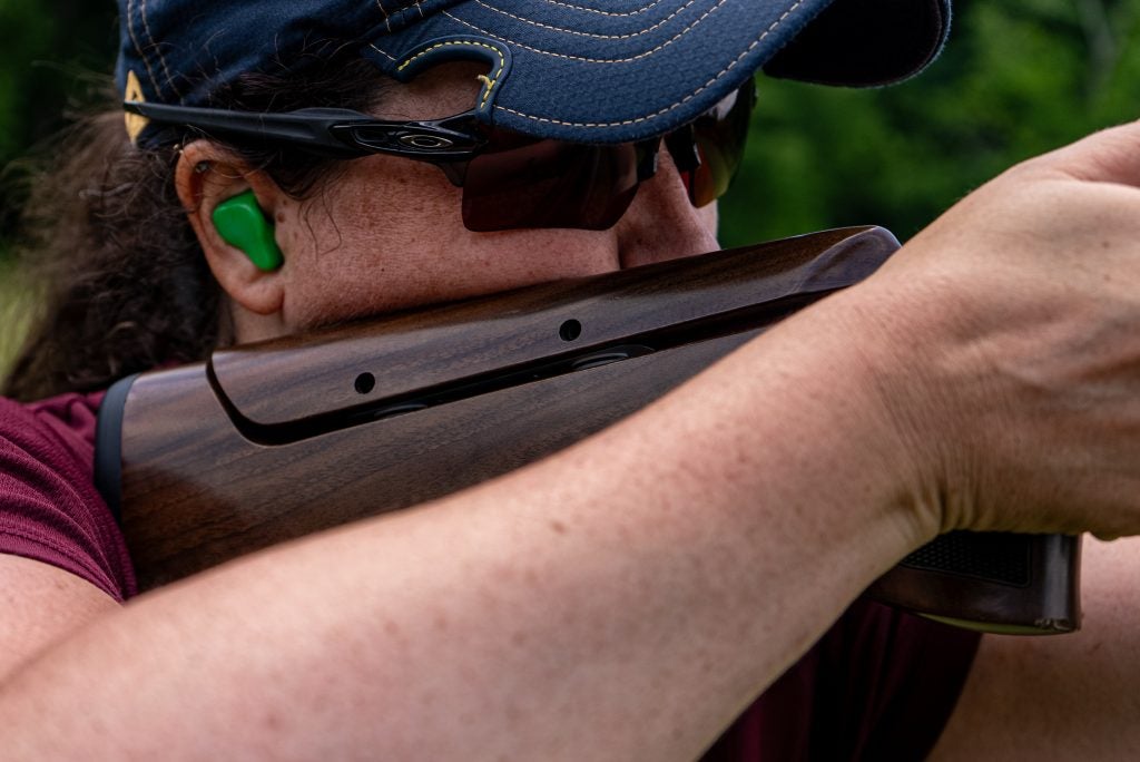 694 Sporting Black DLC adjustable cheek piece