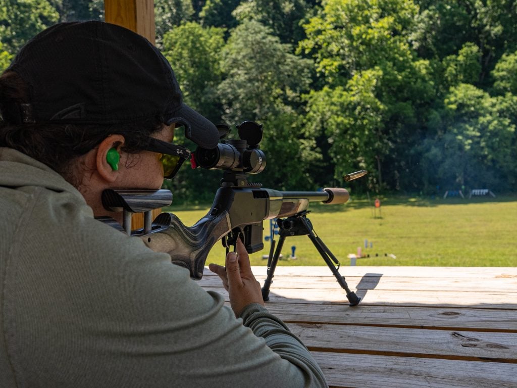 Shooting the SPD Predator rifle from the bench