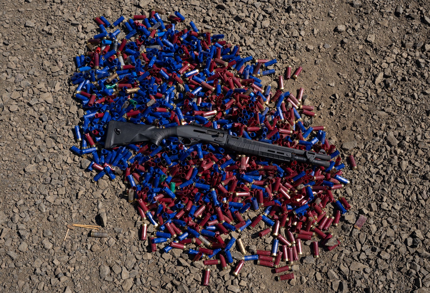 Benelli M2-G1 tactical semi-auto shotgun tested during a 1,100-round reliability evaluation