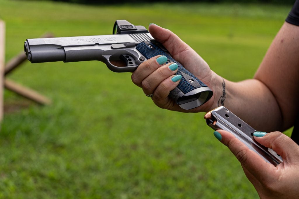 9+1 Round Capacity in the Gold Cup Trophy Pistol