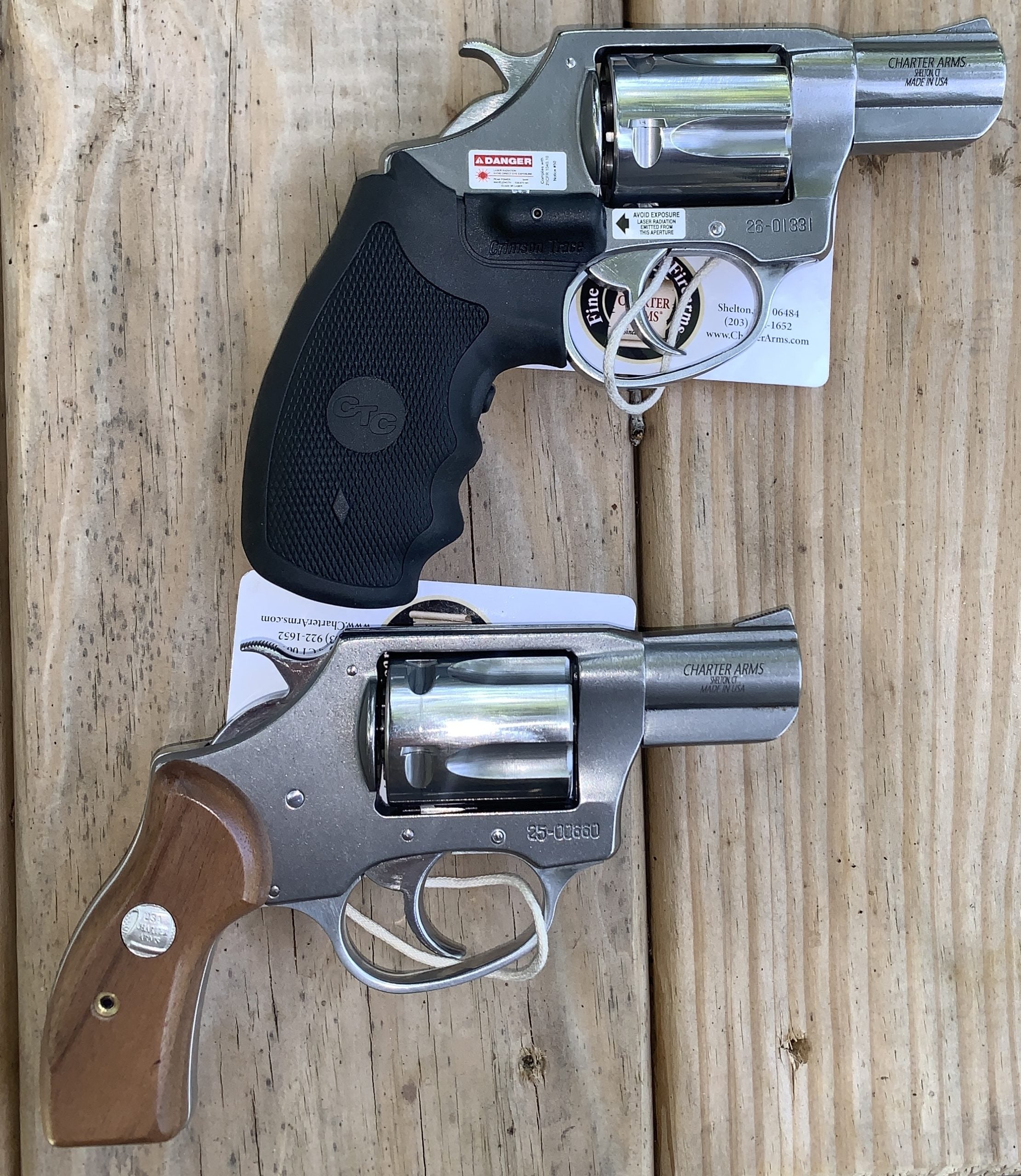 Charter Arms Undercover .38 Special revolvers