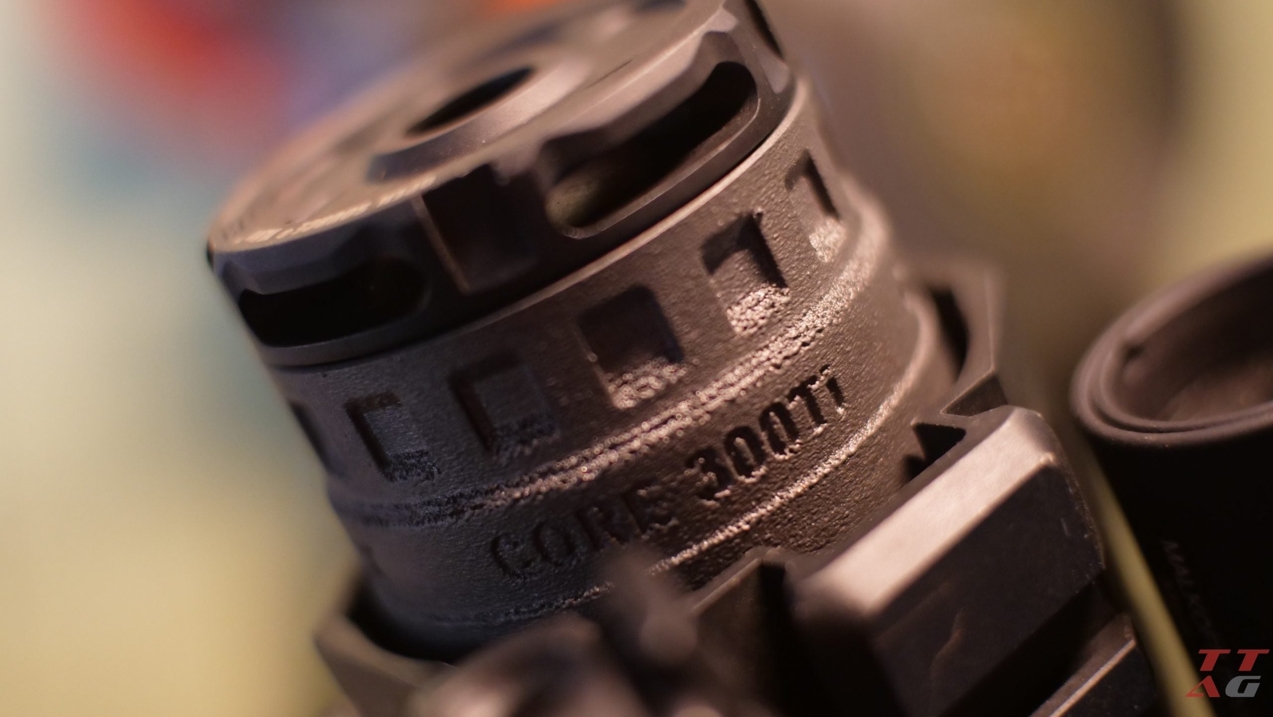 Precision Armament TiTrex suppressor mounted on a rifle