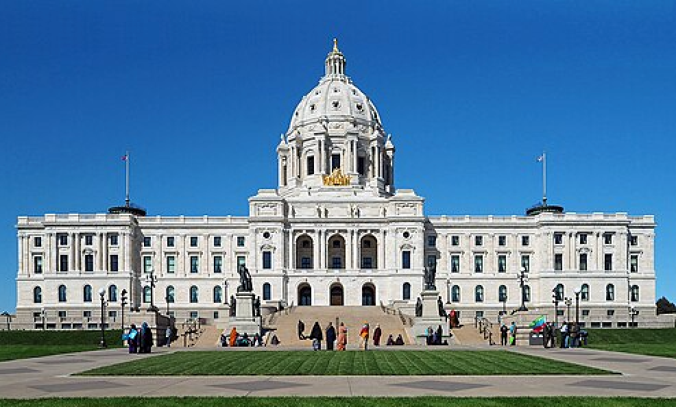 Minnesota State Capitol building in St. Paul