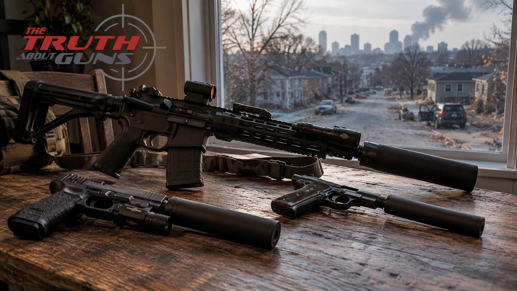 Suppressed firearms for home defense and emergency preparedness